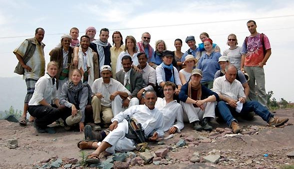 Die Exkursionsgruppe im Jabal Haraz