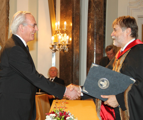Verleihung der Ehrendoktorwürde an Prof. Dr. Peter Meusburger